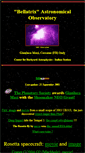 Mobile Screenshot of bellatrixobservatory.org